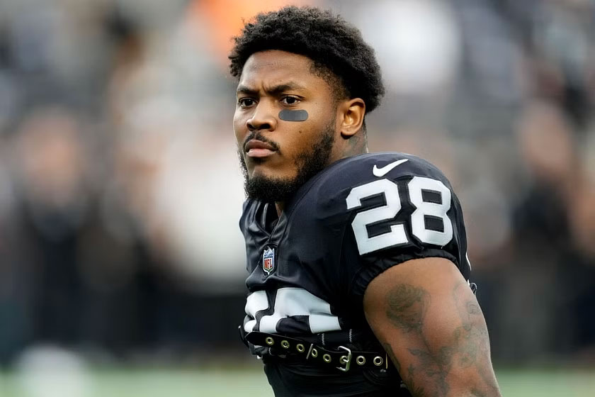 Josh Jacobs of the Las Vegas Raiders