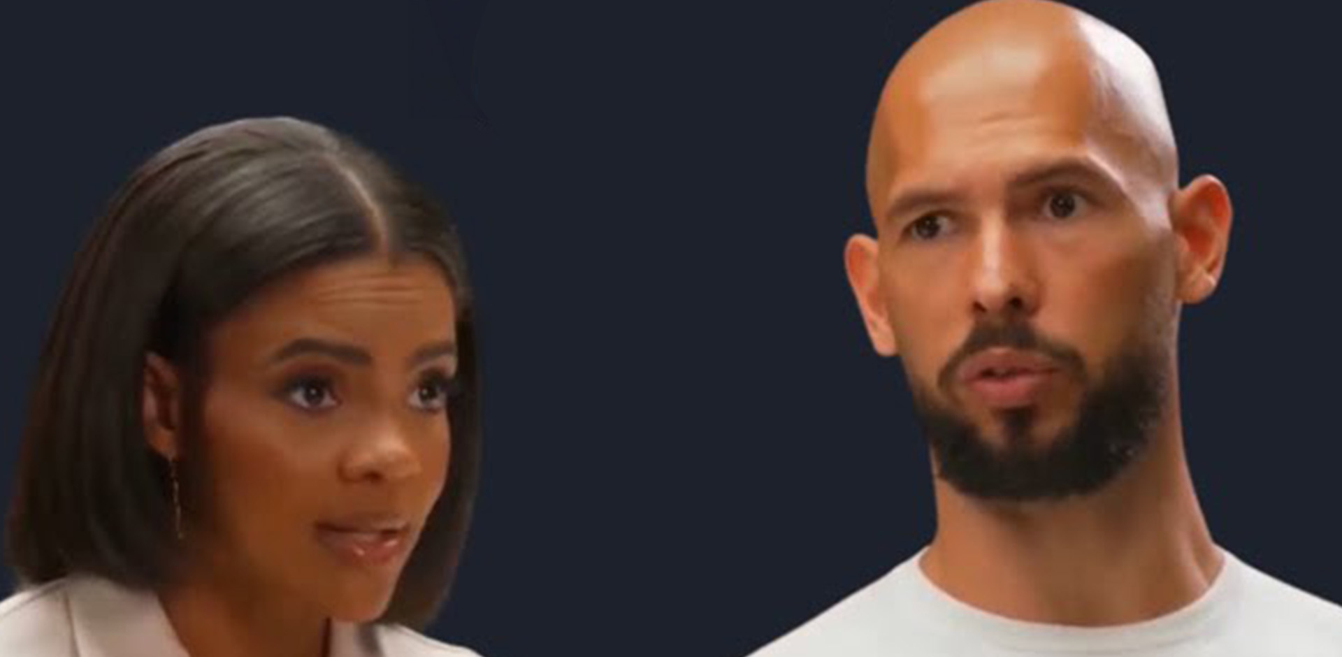 Candace Ownes Bigsby interviews Andrew Tate arrested for rape and human sex trafficking