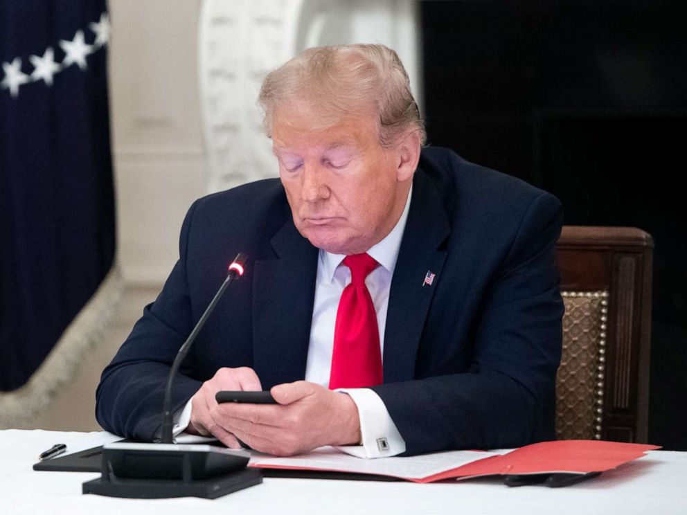 donald trump writing his response to being indicted for a 3rd time on truth social
