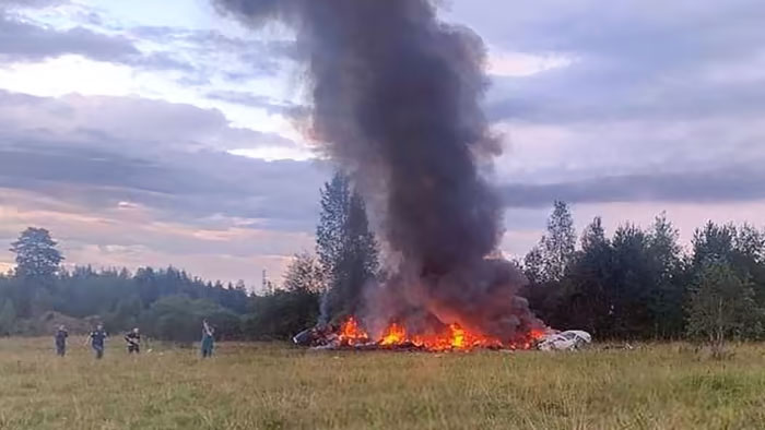 Russian Plane Crash Kills Wagner Leader and Associates