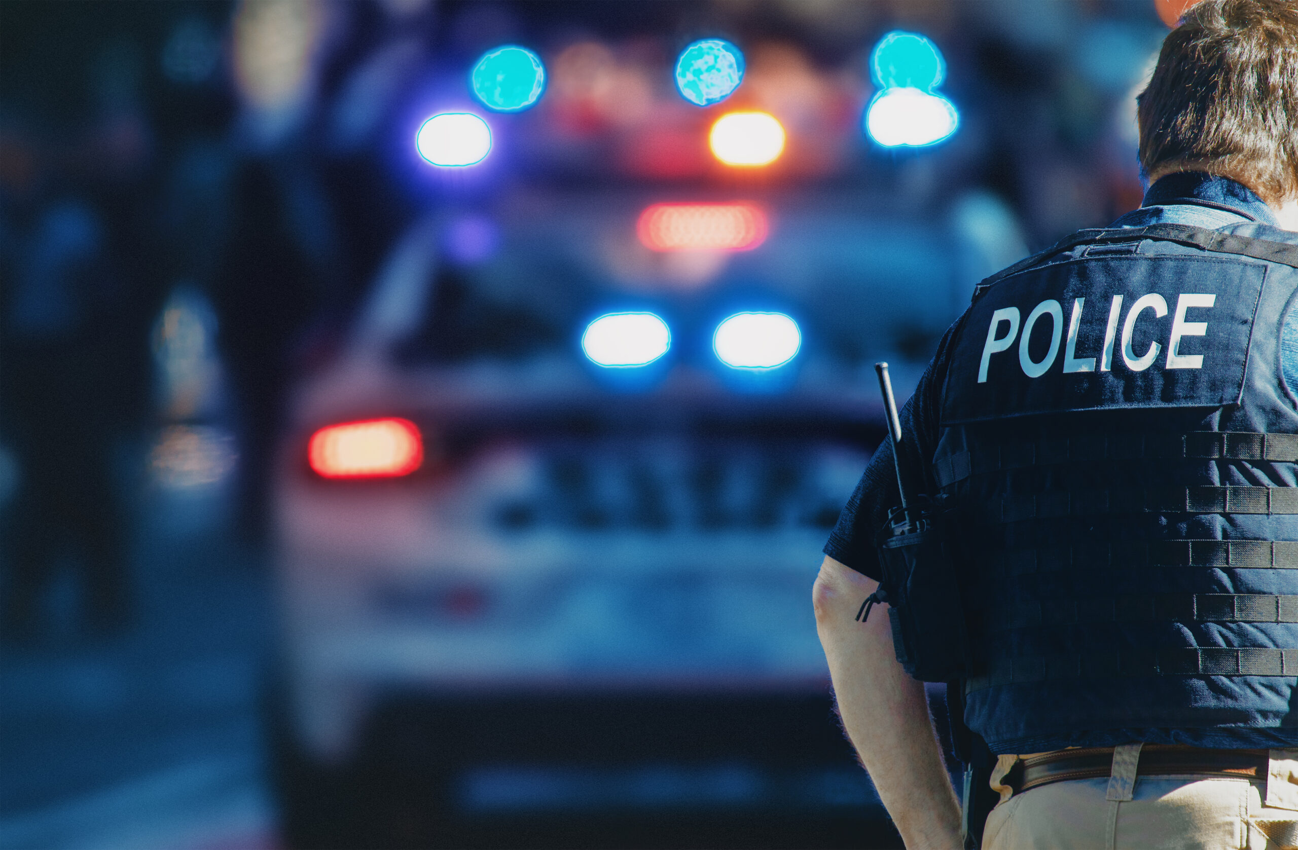 Police at scene of shooting