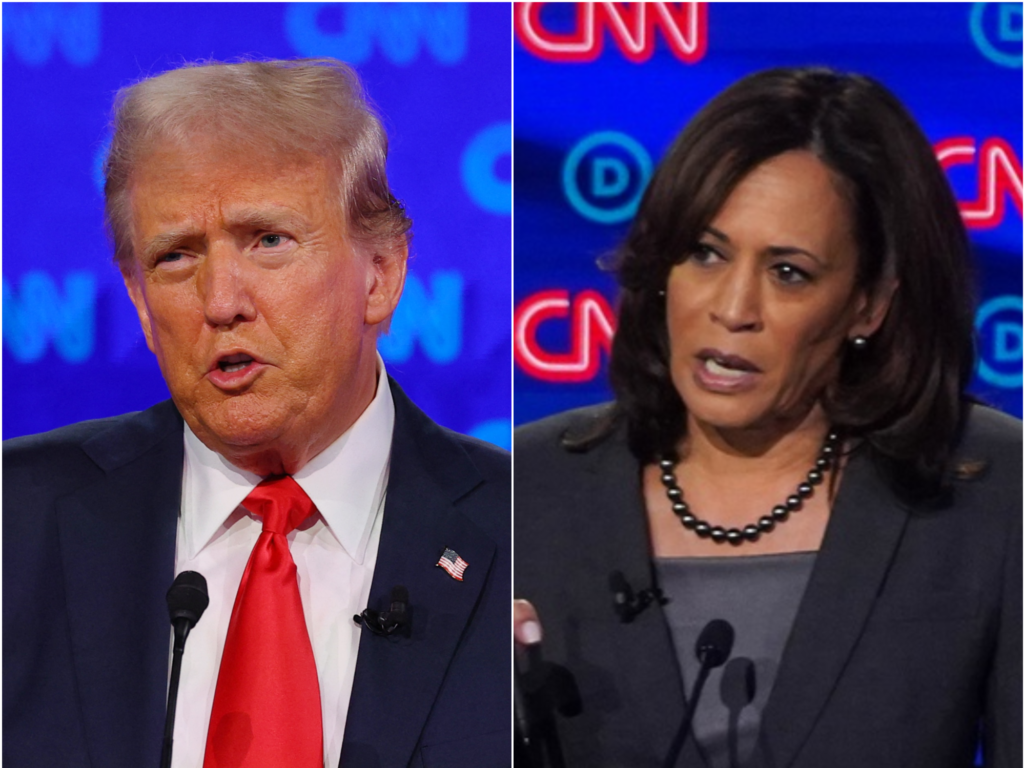 Donald Trump & Kamala HArris
