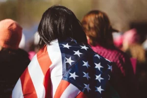 American Flag - Americans Struggling