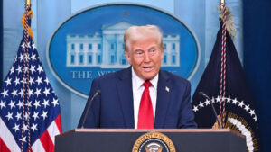 Donald Trump at the Podium