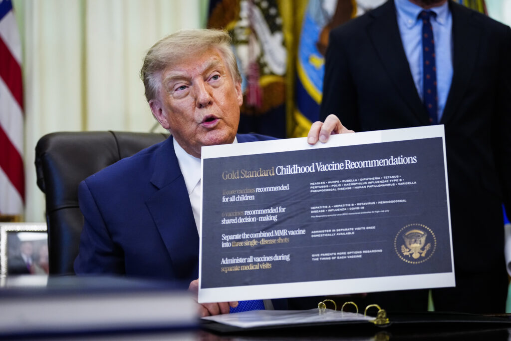 Trump wants to split the MMR vaccine. Experts say that’s unlikely — and comes with consequences