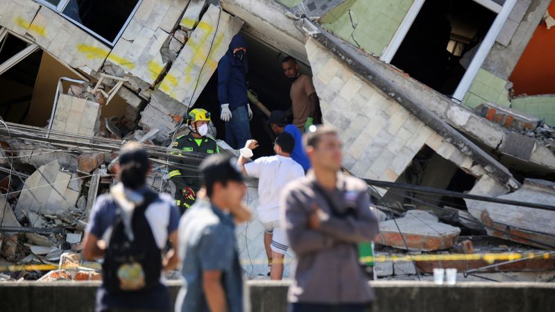 Live updates: Race to find Colombia earthquake survivors with help yet to reach epicenter