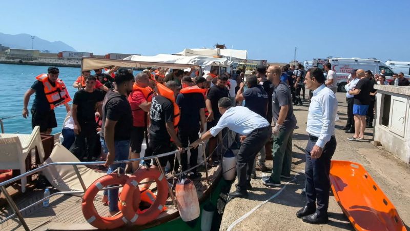 Rescue underway after Turkish ferry carrying hundreds of people capsizes off Cyprus