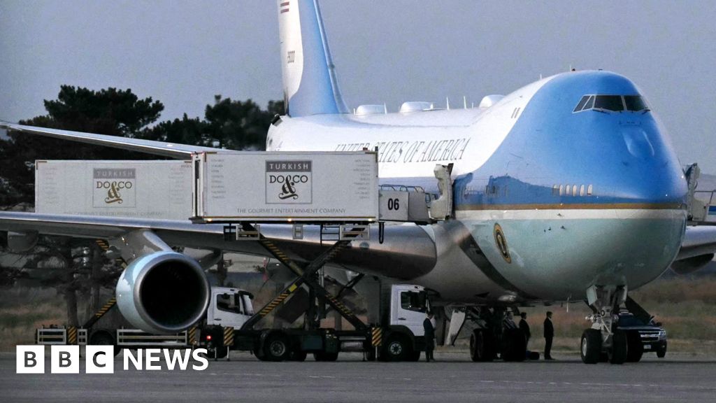 Trump hid in catering truck in secret plane swap over Iran threat, reports say