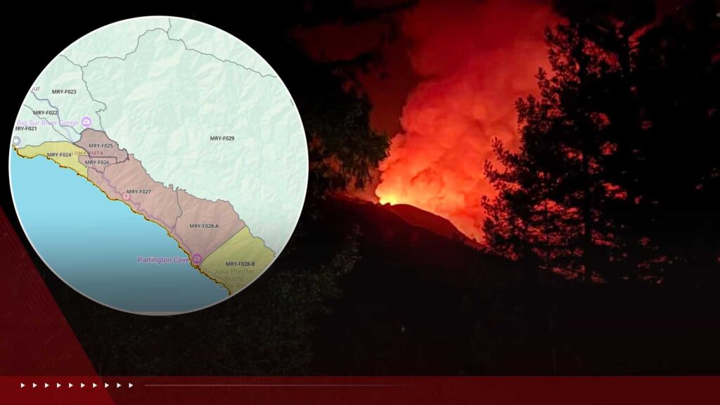 Timber Fire grows to 2,000 acres, threatens 259 structures in Big Sur