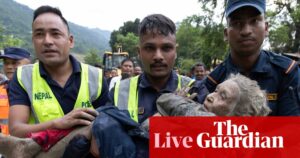 Nepal flash flood live updates: search on for hundreds missing near Tibet border as officials warn death toll could rise higher