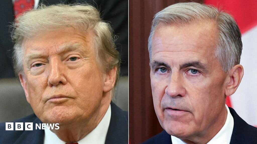 Live: Trump wants to ‘destroy’ Canada’s auto industry, Carney says of latest tariff threat