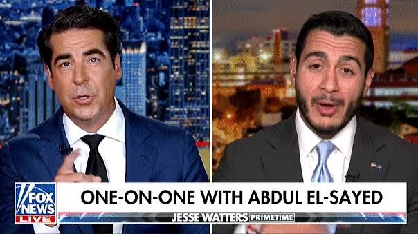 Abdul El-Sayed Clashes With Jesse Watters in Tense Fox News Interview