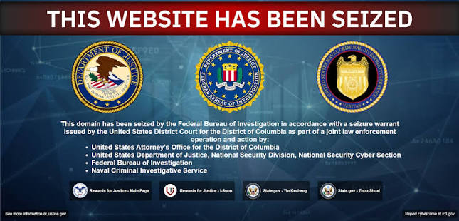 FBI, DOJ Seize Domains Behind Chinese Hacking Platform Targeting US Agencies