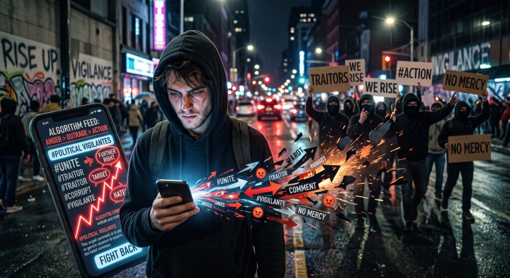 How Social Media Algorithms Feed Political Vigilantism