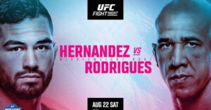 UFC Sacramento Delivers Chaos: Rodrigues Outlasts Hernandez in Fight of the Night