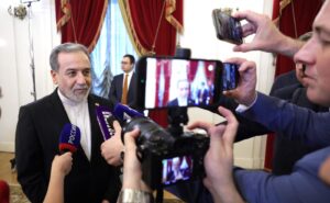 Iran's Foreign Minister Abbas Araghchi, who accused US officials of manipulating global energy markets amid the Strait of Hormuz standoff