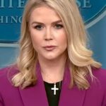 Karoline Leavitt, who is stepping down as White House press secretary at the end of August