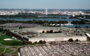 The Pentagon; a federal judge ruled the Defense Department's blacklisting of AI company Anthropic was illegal and baseless
