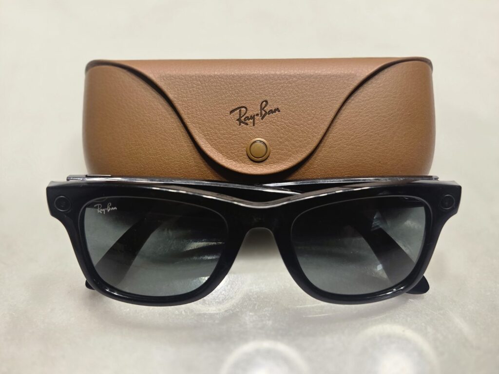 Ray-Ban Meta smart glasses, which Meta updated to stop recording the moment their camera indicator light is covered
