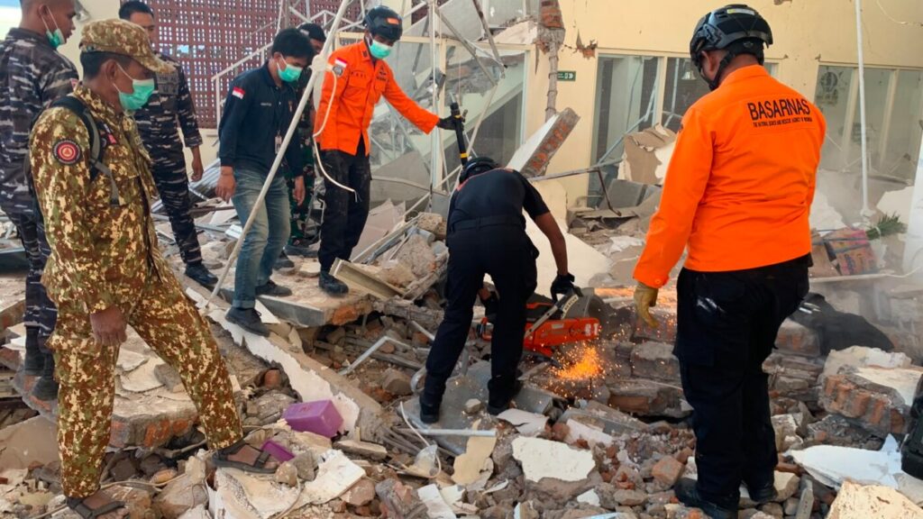Magnitude 7.7 earthquake strikes off Indonesia's coast, killing at least 38