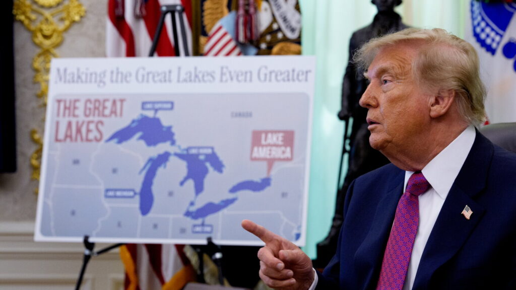 Trump directs federal government to rename Lake Ontario to Lake America