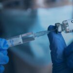 A vaccine vial and syringe; Minnesota's childhood vaccination rates have continued to decline
