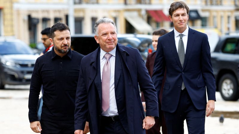 Witkoff and Kushner arrive in Kyiv for second leg of US diplomacy push