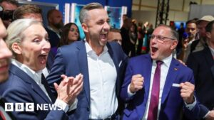 Germany’s far-right AfD hails big victory in east, but falls short of majority