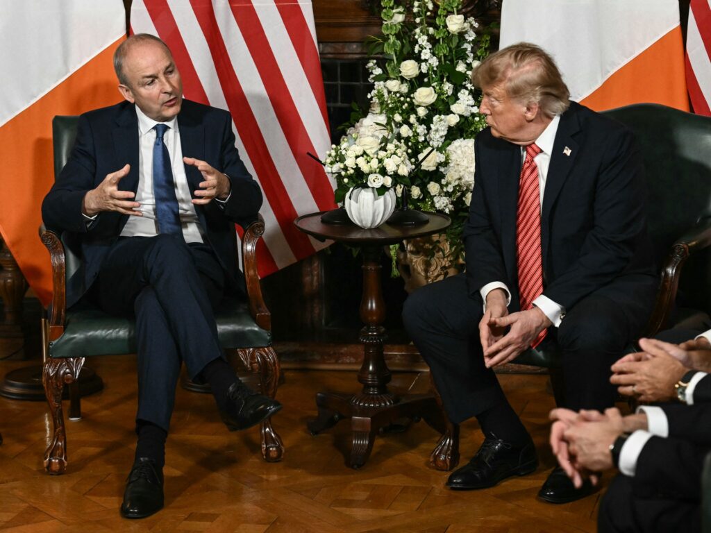 Trump says a unified Ireland would be ‘fantastic’ during Irish visit