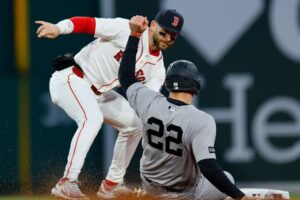Ben Rice Hit Two Home Runs and Boston Managed Three Hits. Yankees Take Game 1, 9-0.