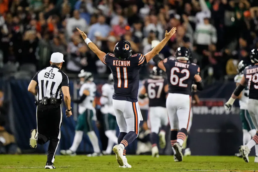 Chicago’s Third-String Quarterback Beat the Eagles by 20. Philadelphia Gained 62 Yards in the Second Half.
