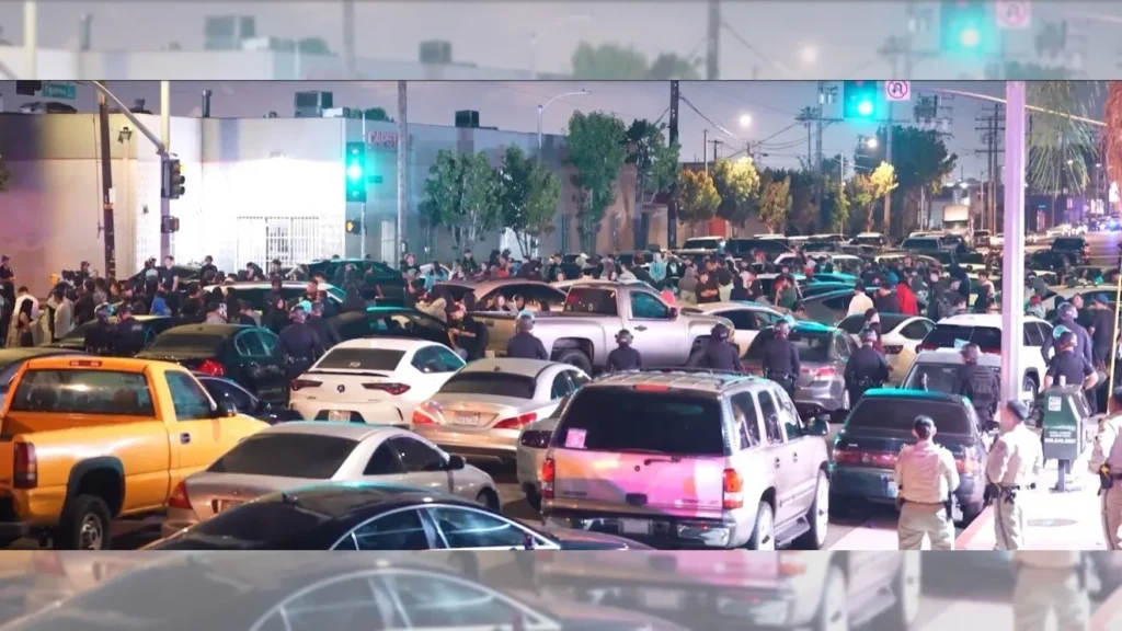 LAPD’s ‘Operation Street Sweeper’ Nets Nearly 70 Arrests and 200 Impounded Cars at Harbor Gateway Takeover