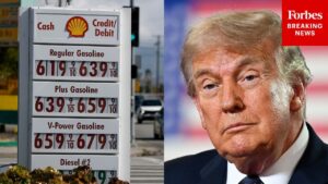 MAGA Support for Trump Fell Nine Points Since Spring. The Reason Is on the Gas Station Sign.