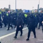 Masked Protesters Block All Roads Into Britain’s Port of Dover in Anti-Immigration Demonstration