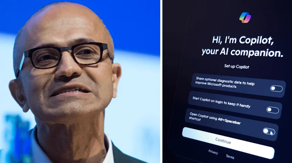 Microsoft’s Nadella Backs AI ‘Pacing’ Push, Becoming Fourth Tech Leader to Side With Amodei