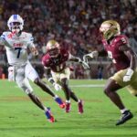 No. 19 SMU Outlasts Florida State 27-24 in Labor Day Game Delayed by Stadium Power Outage