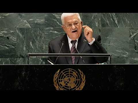 The US Denied the Palestinian Delegation Visas Again. Abbas Addressed the UN From a Screen and Got an Ovation.