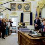 The White House Said It Was Banning Three Newsrooms. On Saturday It Started Taking Badges.