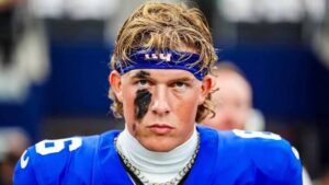 Jaxson Dart Lasted Seven Snaps. He Needs Knee Surgery and His Regular Season Is Over.