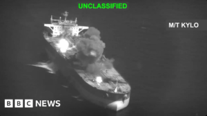 US hits three Iranian oil tankers after saying its warships were targeted