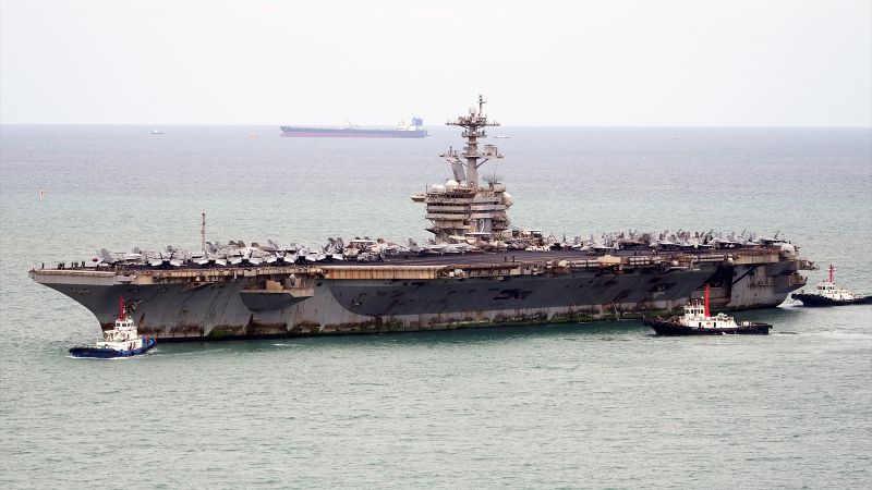 Rusty state of USS Abraham Lincoln after marathon deployment shocks observers