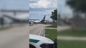 Boeing 767 cargo aircraft overruns runway in Miami, FAA says