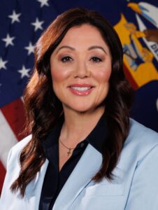 Official Department of Labor portrait of Lori Chavez-DeRemer, who served as U.S. Secretary of Labor