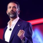 Donald Trump Jr. speaking at an event
