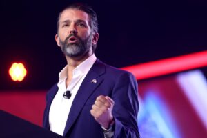 Donald Trump Jr. speaking at an event