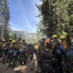 Active-duty U.S. Army soldiers from the 7th Infantry Division on the Little Giant Fire near Plain, Washington