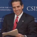 Hunter Biden speaking during a public panel discussion