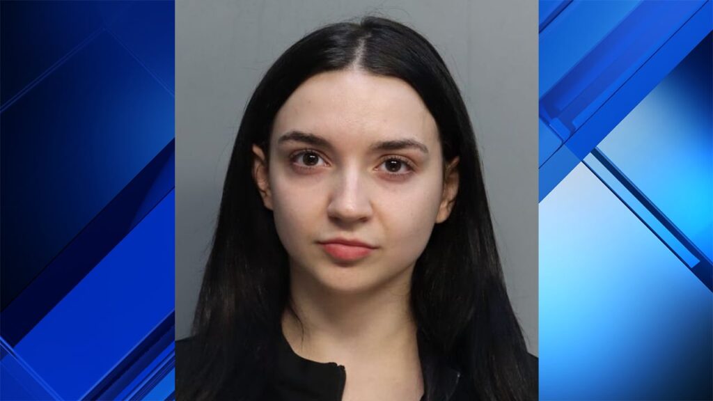 Booking photo of Nathalie Rodriguez Gonzalez released by Miami-Dade Corrections & Rehabilitation