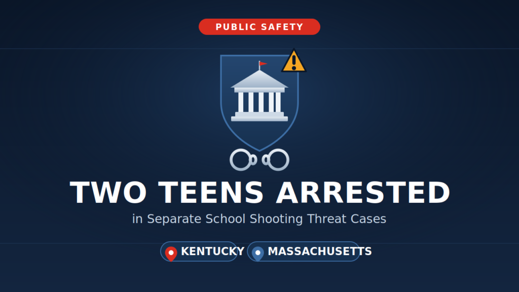Two Teens Arrested in Separate School Shooting Threat Cases in Kentucky and Massachusetts