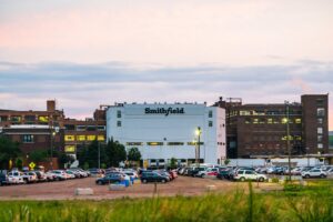A Smithfield Foods pork processing plant